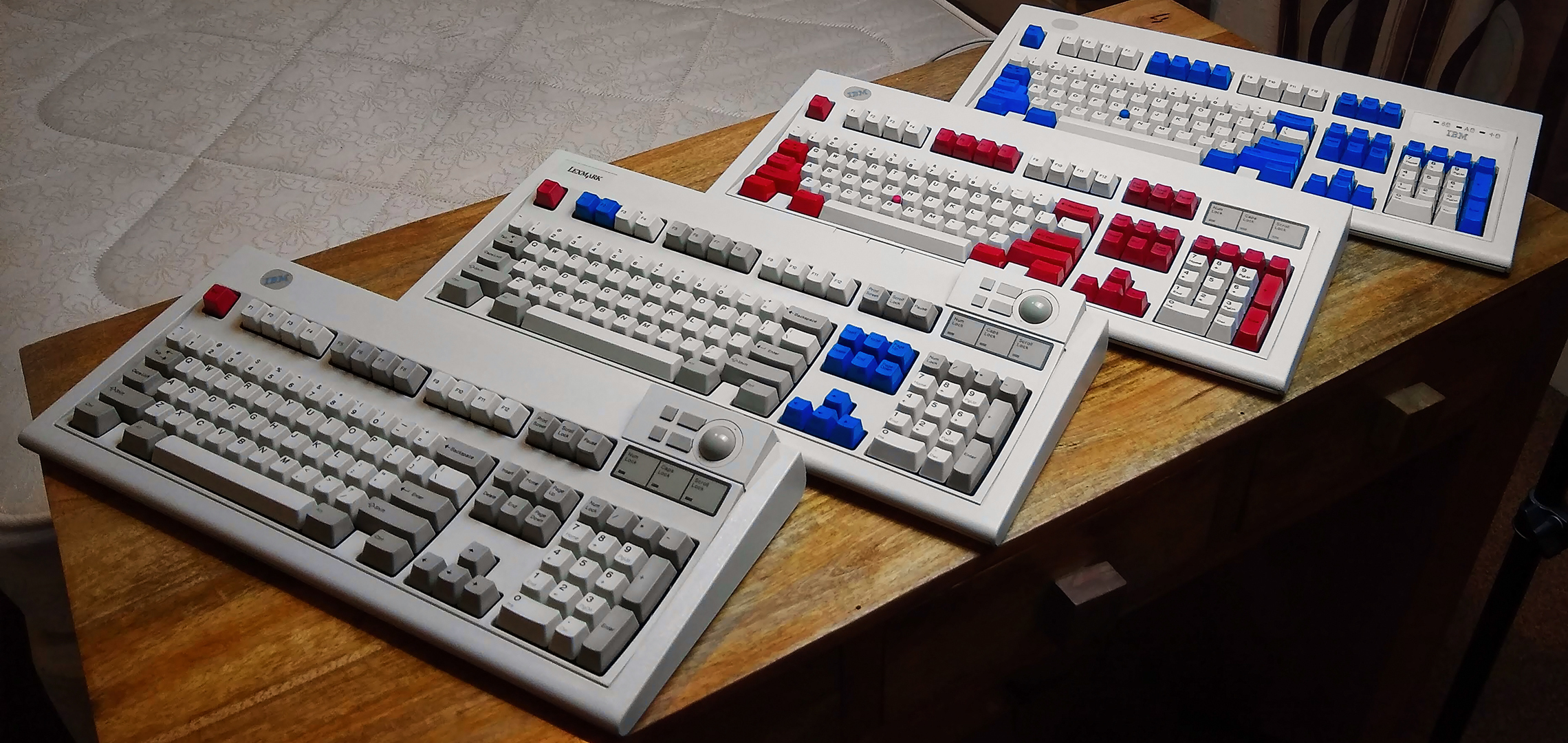 Various Model M keyboards<a class='source-link' href='/wiki?id=modelm#Sources'><sup>[ASK]</sup></a>