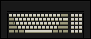 Variant of a Model F 4704 Model 300 Expanded Alphameric Keyboard