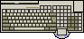 Variant of a "Model M-e" MANPOS Keyboard