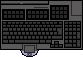 Variant of a "Model M-e" MCANPOS Keyboard