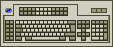 Variant of a Model M Type IV 122-key Emulator Converged Keyboard