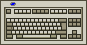 Variant of a Model M Space Saving Keyboard