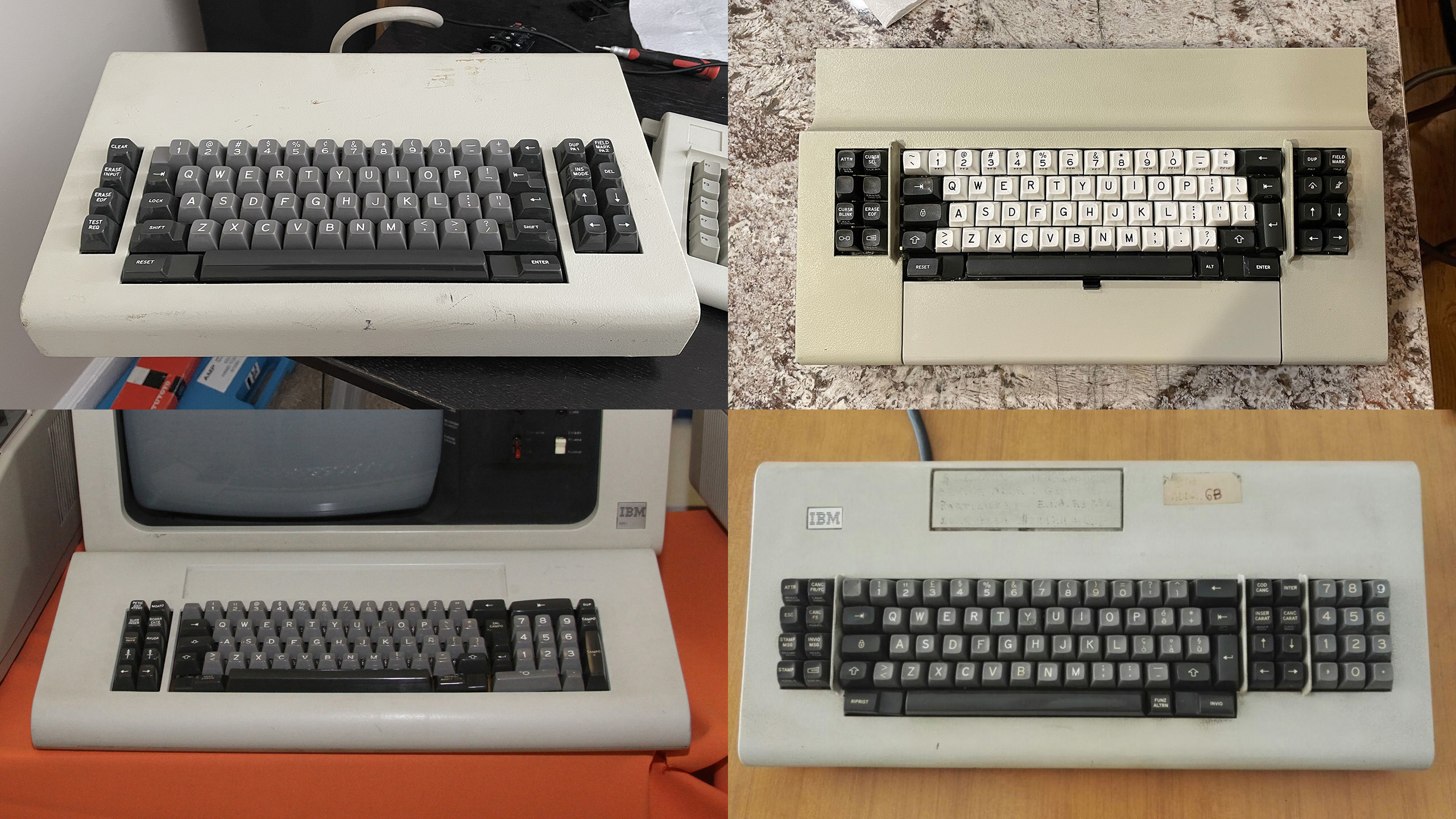 Various Model B keyboards