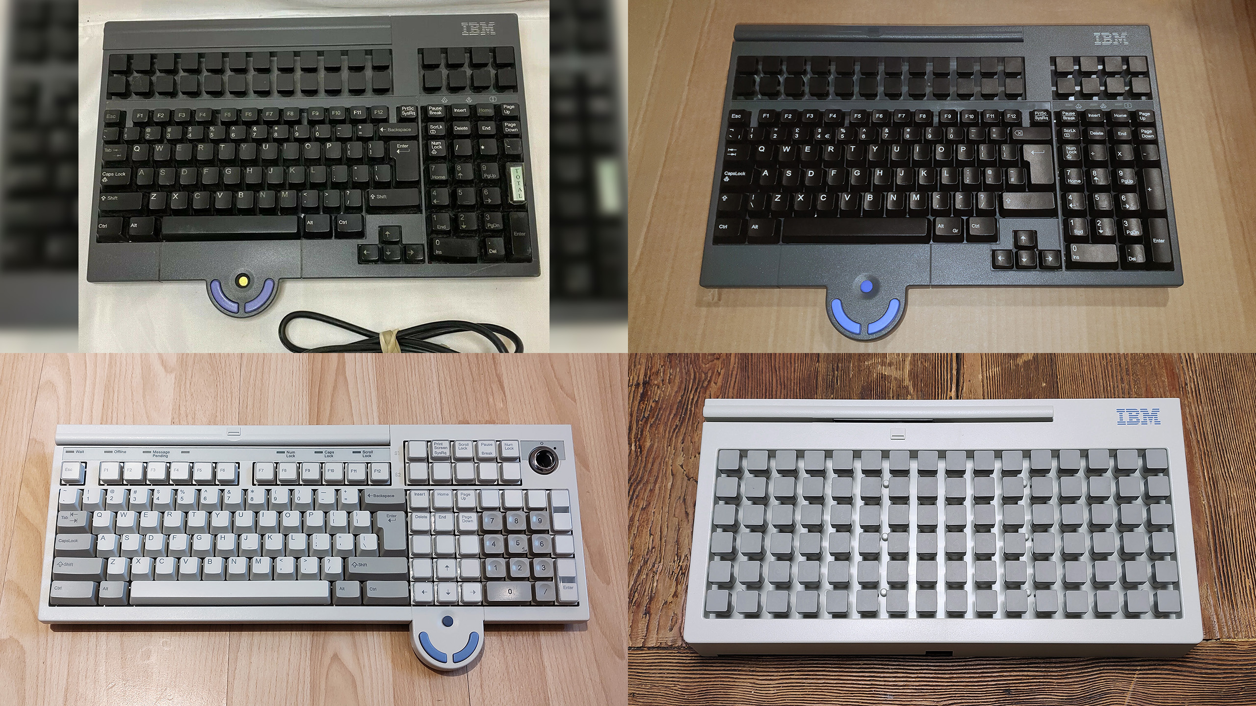 Various Model M-e pre-Modular POS Keyboards