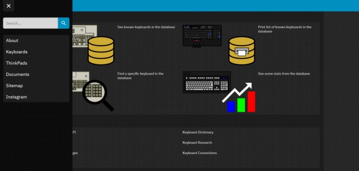 The website's appearance at the time, build 3rd August 2020