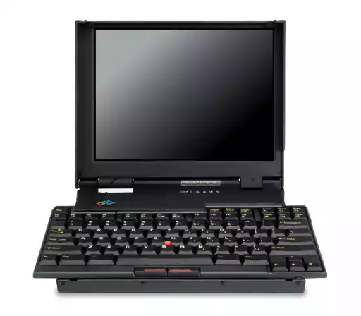 A photo of an IBM ThinkPad 701C series
