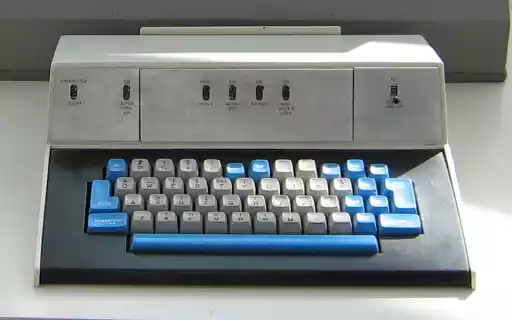 A photo of an IBM 029 Printing Card Punch Combination Keyboard
