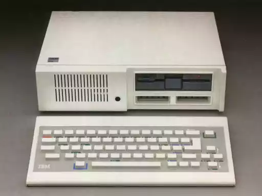 A photo of an IBM PCjr