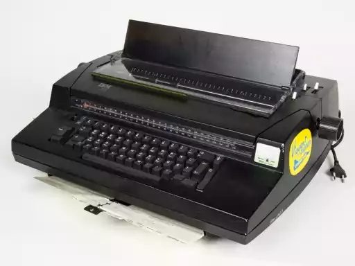 A photo of an IBM Electronic Typewriter model 50