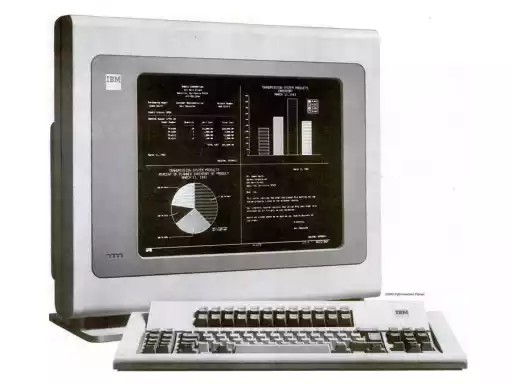 A photo of an IBM 3290 Model 1 Information Panel