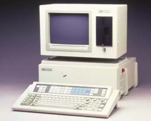 A photo of an IBM System 9002 Desk-Top Computer